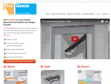 Tablet Screenshot of fire-genie.com